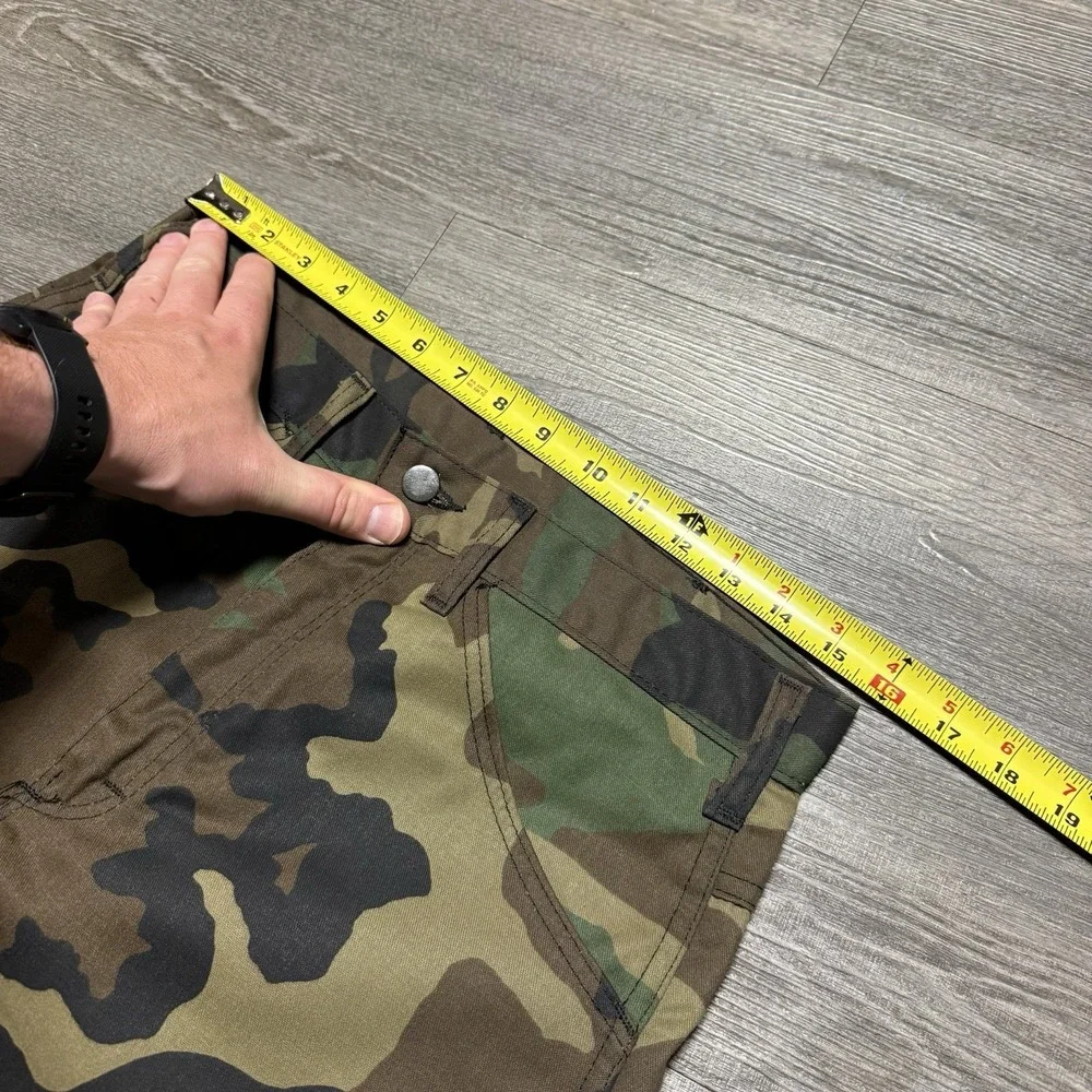 Vintage Pointer Brand Woodland Camo Pants Made In USA 32x30 Workwear Hunting